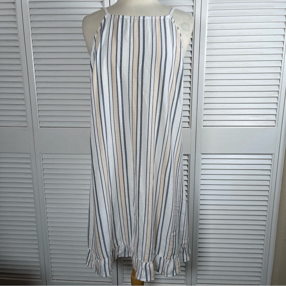 Roxy Golden Skin Stripe Dress XL NWT